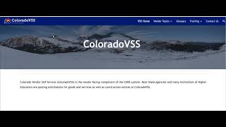 ColoradoVSS Portal Navigation