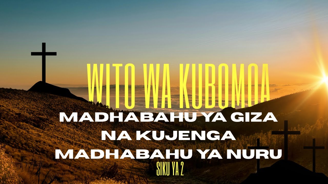 WITO WA KUVUNJA MADHABAHU SEHEMU YA 2