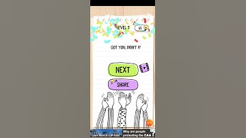 Brain Test level 7 : Slide left to unlock