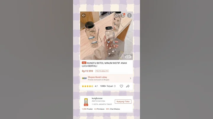 Rekomendasi Botol Minum Korean