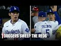Roki Sasaki&#39;s 9th inning wraps up Dodgers&#39; SWEEP of the Reds 😤 | ESPN MLB