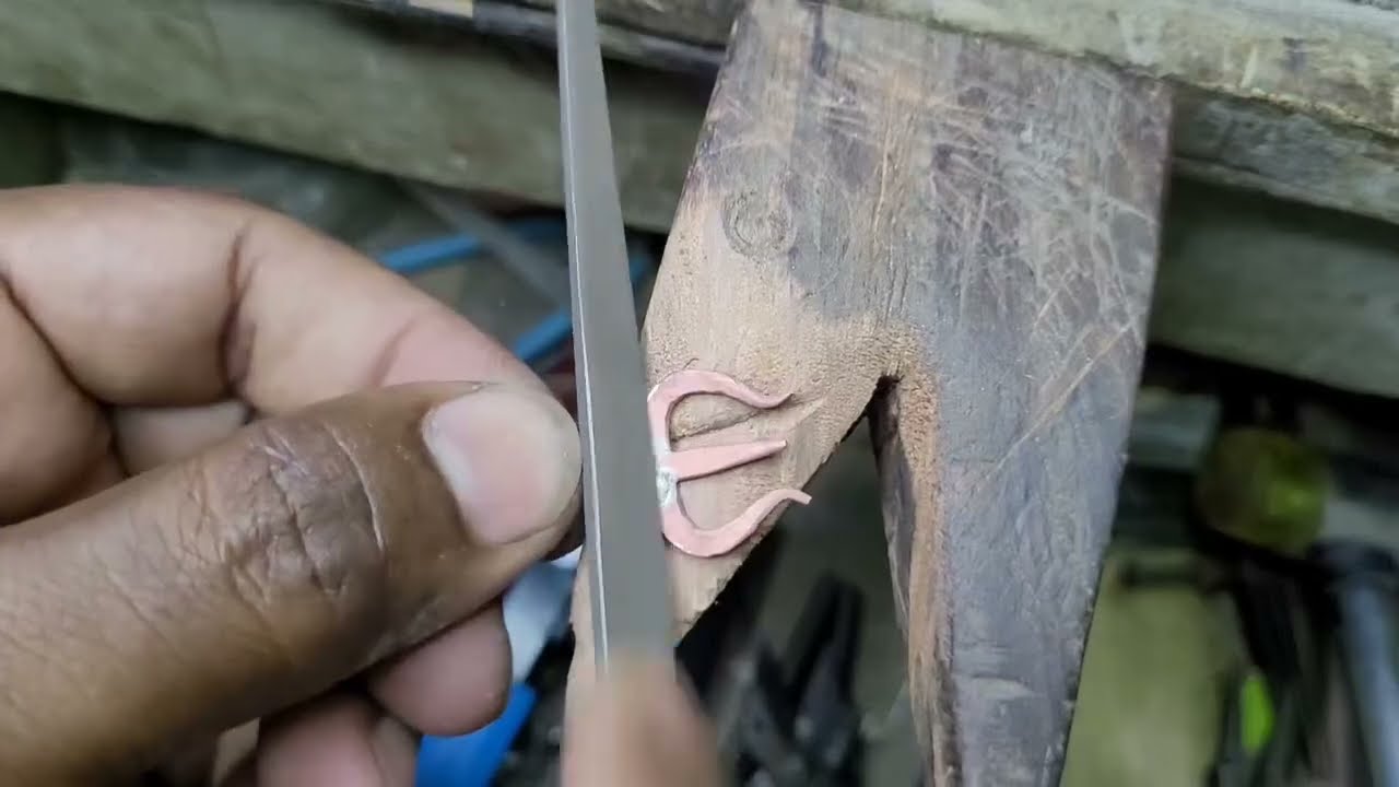 Copper Ring Making MAGIC Happens with This Trishul Design!