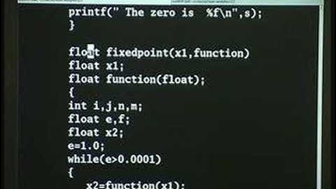 Lecture 22 - Solving NonLinear Equations Newton