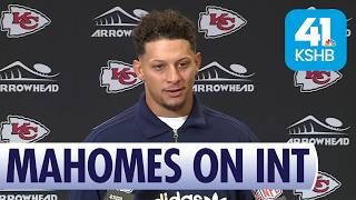 Chiefs QB Patrick Mahomes on his end zone INT: 'I did what you're not supposed to do'