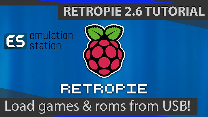 RetroPie Tutorial - Run games from USB instead of SD Card in EmulationStation