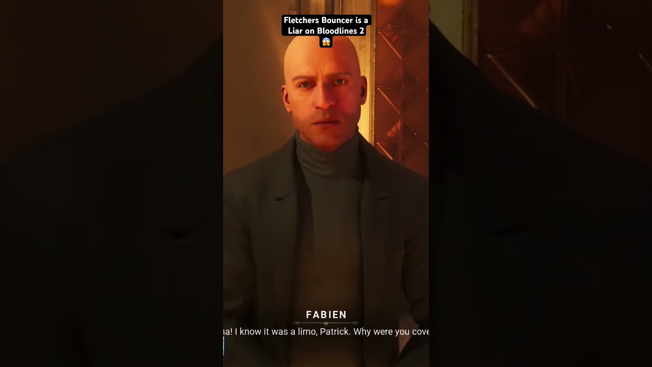 Вышибала Флетчера — лжец в Bloodlines 2😱 