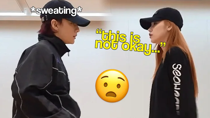 when YEJI goes leader mode on HYUNJIN...