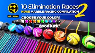 *TEN* Marble Races 2! Elimination Races Compilation | #marbles #marblerun #marblerace #asmr #sensory screenshot 2