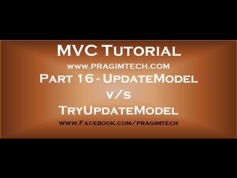 Part 16  Difference between updatemodel and tryupdatemodel