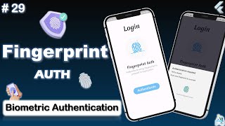 Biometric Auth in flutter | Fingerprint Auth in flutter | Local Auth
