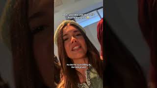 my dad’s comment at the end😭 #parisfashionweek #daddydaughter