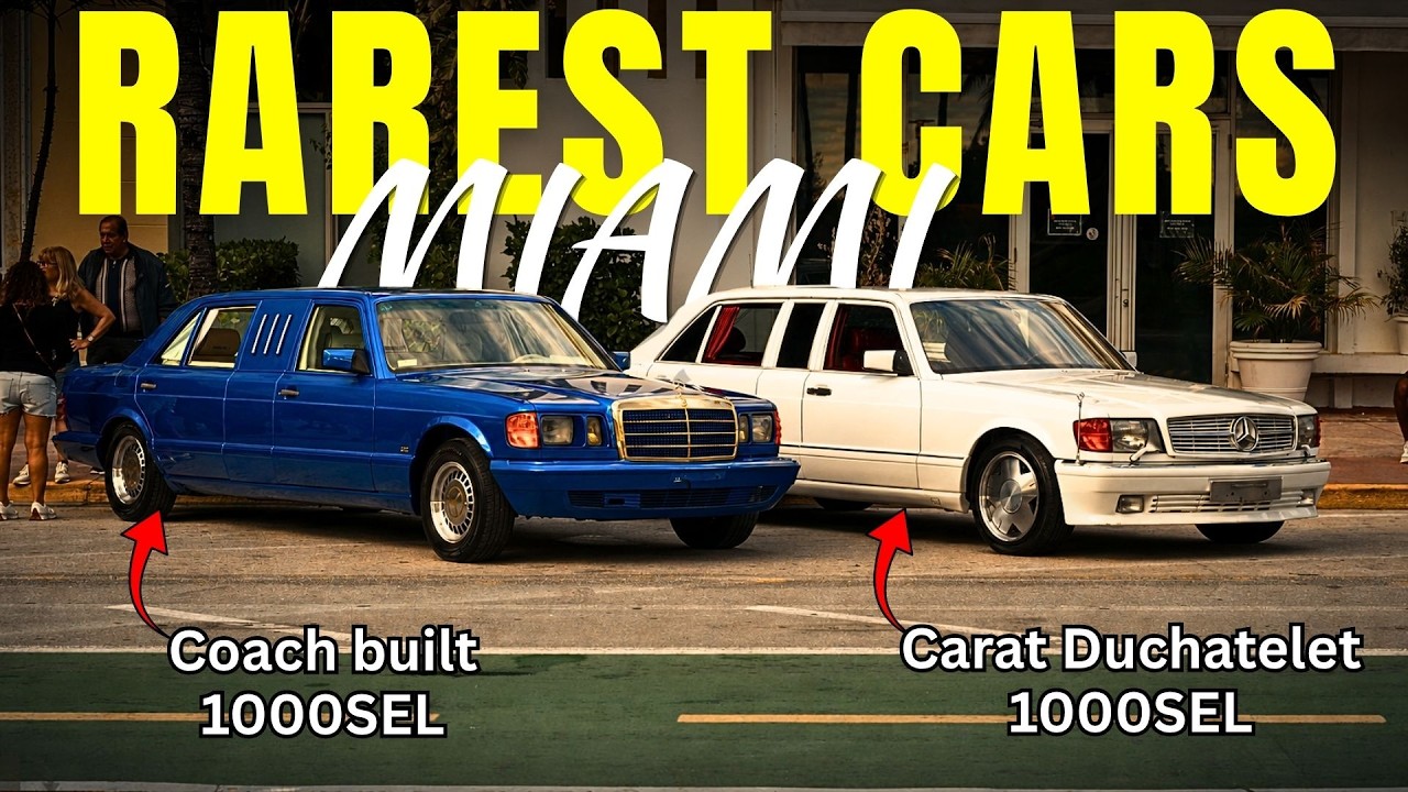 We Drove the World's Rarest Limos to Miami Beach & Nobody Knew What They Were!