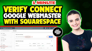 How to verify connect google webmaster with squarespace