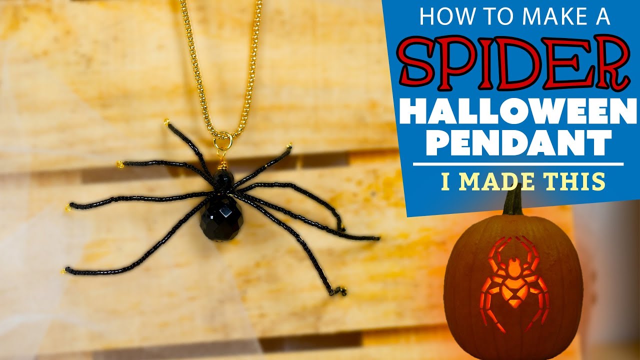 Halloween Spider Pendant | I Made This