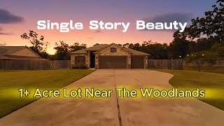 Day-to-Night Home Tour 🚪Inside a $390K Texas Home on 1+ Acre █ 4542 Coues Deer Ln, Conroe TX