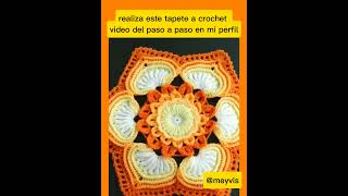 Tapete a crochet ❤️ #crochet #tutorial #aprendecrochet - YouTube