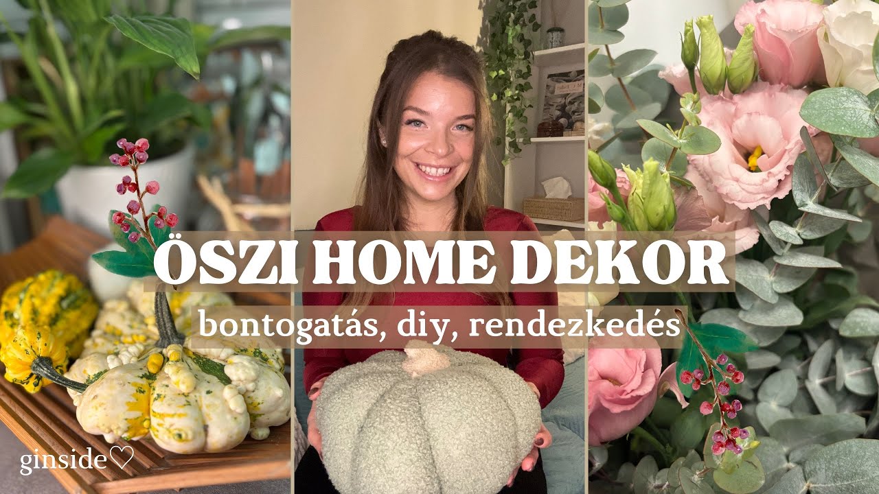 ♡ Így hangolódom az őszre I. rész🍂 | DIY tökök · szülinapi ajándékok · cozy rendezkedés ♡