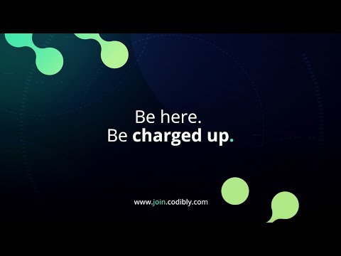 Be here. Be charged up with our energy - video from Codibly