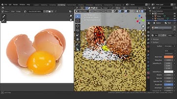 Broken Egg - Blender 2.82 Timelapse