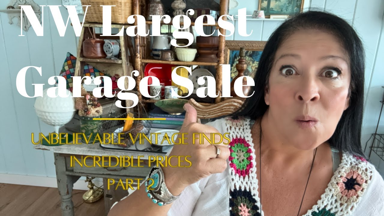 FREAKING AMAZING VINTAGE FLEA MARKET! Lost My Mind And Blew My Budget!