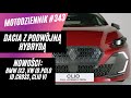 #Motodziennik 343 NOWOŚCI - DACIA Z LPG i HYBRYDĄ, Clio VI, BMW iX3, VW ID.POLO, ID.CROSS, GLC EQ