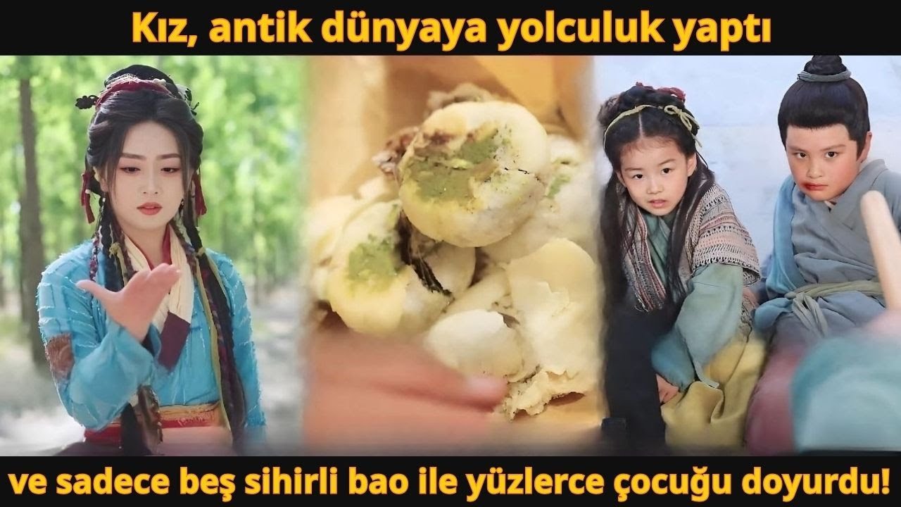 Kız, antik dünyaya yolculuk yaptı ve sadece beş sihirli bao ile yüzlerce çocuğu doyurdu!