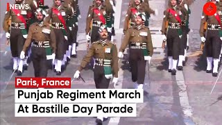 France Bastille Day: Indian Army's Punjab Regiment March At Bastille Day Parade In Paris, France