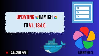 Step by step update Immich to v1.134.0.