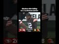 Shedeur’s first loss as Browns starter #shorts