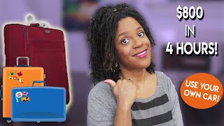 Make $800 in 4 Hours Delivering Lost Airport Luggage 🧳 | Courier Business