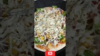 व्हेज चीज तवा पिझ्झा| tawa pizza in 10 min|veg cheese pizza| #aagri #recipe #indian street food