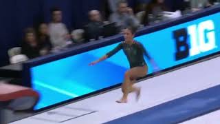 Sage Kellerman 9.95 Vault MSU @ Big 10 Championships 3-22-25