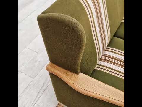 70s Wooden Couch
