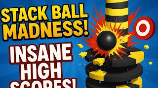 Stack Ball Madness! | Insane High Scores & Satisfying Smashes 🔥🎯"