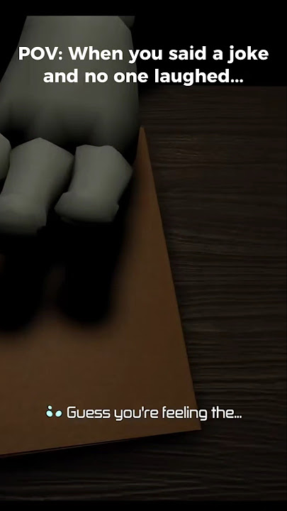 POV: When you said a joke and no one laughed... #roblox #pressure #robloxpressure
