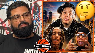 King Yella Blames Bloodhound Lil Jeff & VonOff1700 For Ruining His Sons Life @NoJumperClips