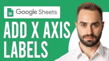 How to Add X Axis Labels/Titles in Google Sheets (How to Add Axis Labels in Google Sheets)