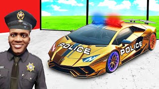 Collecting RARE GOLD POLICE SUPERCARS in GTA 5!