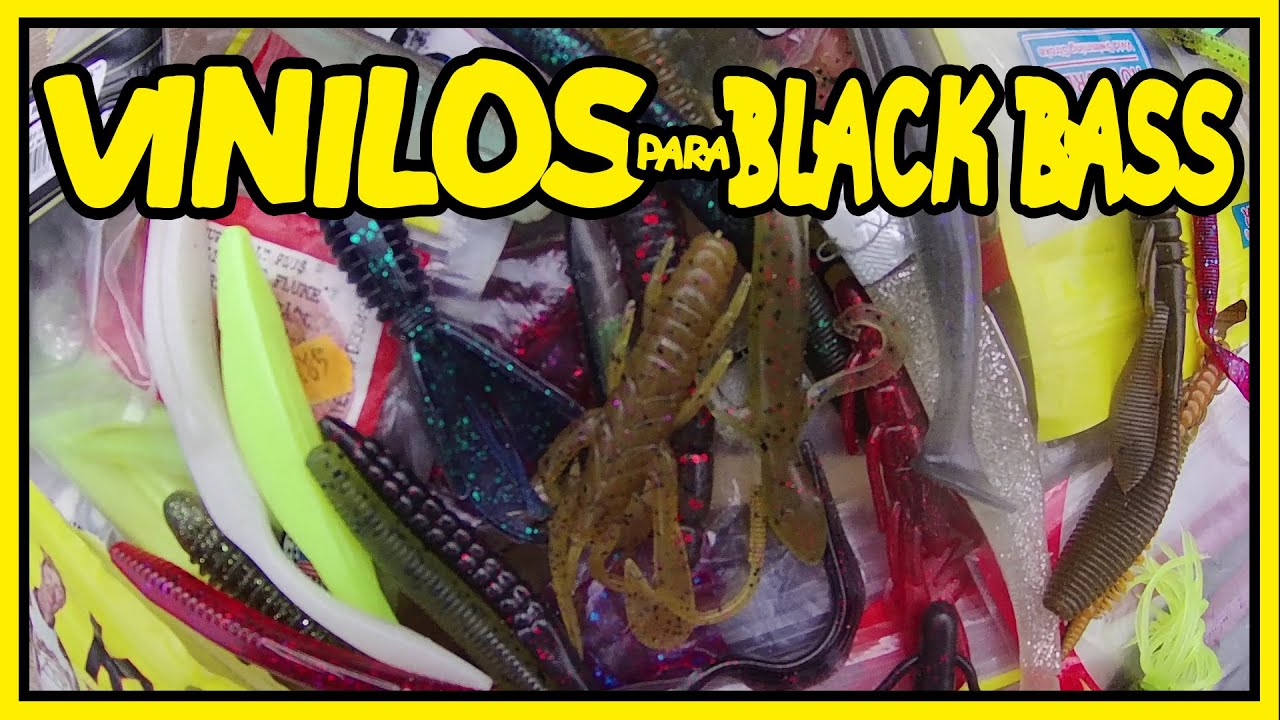 Señuelos y montajes para la pesca de Black Bass. CAPÍTULO 2: Vinilos