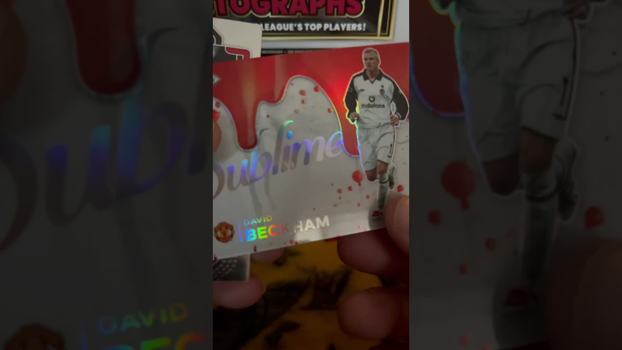 2022-23 Prizm soccer premier league retail pack pulled ultra rare SSP sublime David Beckham $1000?🤯
