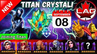 📢📅 Who’s In September Titan Pool?? Will Symbiote Spider-Man Make Make The Crystal Cutoff? 💎 - MCOC