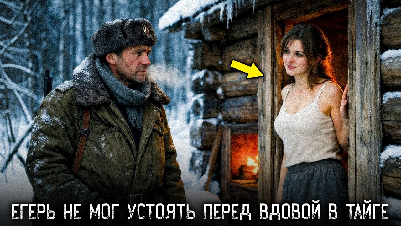 ЕГЕРЬ ЗАБЛУДИЛСЯ И ПОПАЛ К МОЛОДОЙ ВДОВЕ В ТАЙГЕ. Утром он не смог уйти