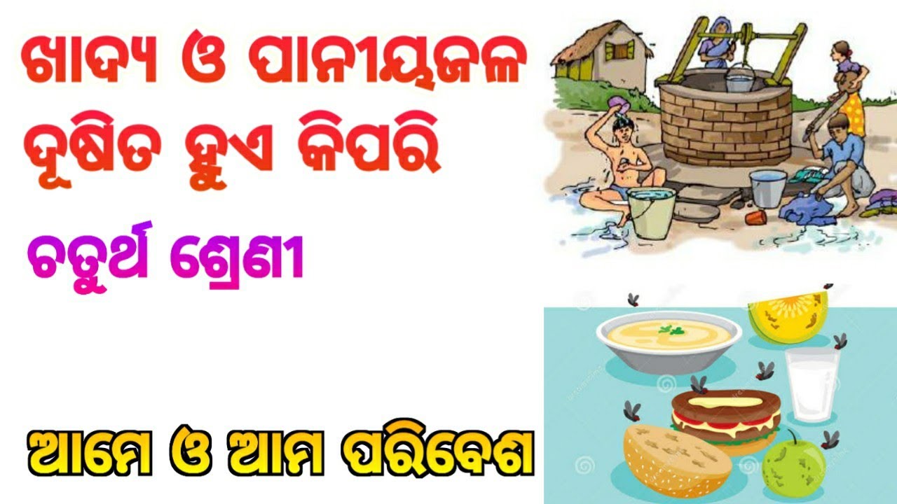 Khadya o paniya jala dusita hue kipari | Class 4 | ଖାଦ୍ୟ ଓ ପାନୀୟଜଳ ...