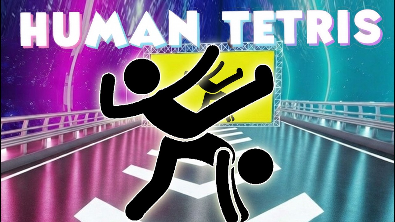 HUMAN TETRIS | Immersive Interactive Warm Up | 2 PLAYERS | Full Body Warm Up 🧩 Fun Interactive Game