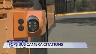 Fairfax County Public Schools bus camera citations