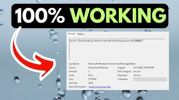 Kernel Event Tracing Error 0XC0000035 On Windows 11 FIXED