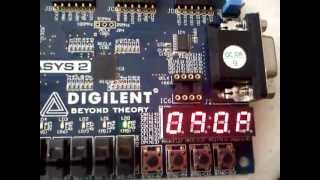 Señal PWM con Potenciometro Tarjeta Basys2 Xilinx Spartan 3-E FPGA