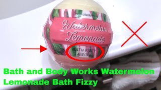 ✅  How To Use Bath and Body Works Watermelon Lemonade Bath Fizzy Review