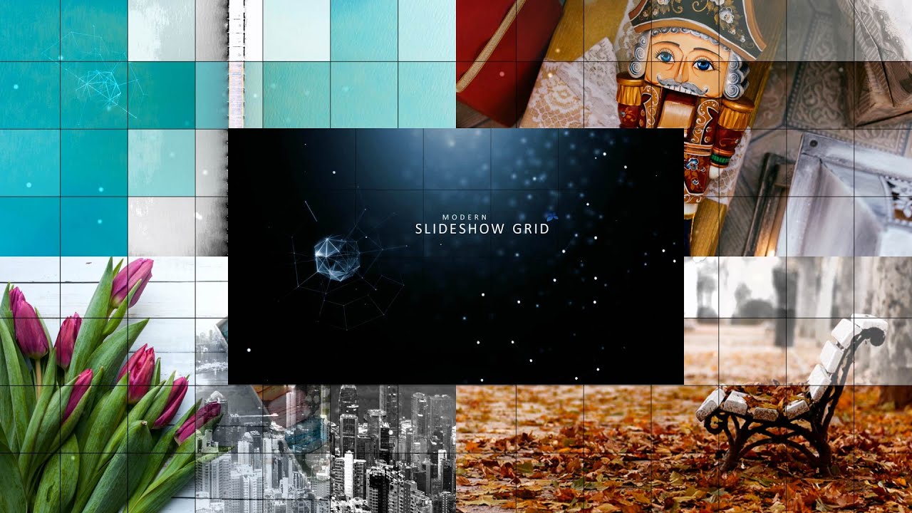 AAE Template - Modern. Grid Slideshow - 20 photos