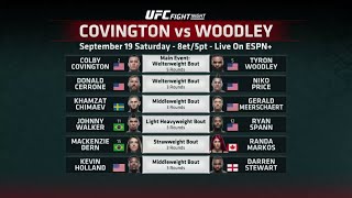UFC Fight Night: Covington vs. Woodley Odds, Picks and Predictions | UFC Vegas 11 Picks and Preview